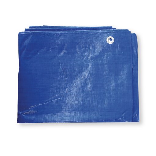 Bâche de protection bleue 180g/m² 6x8 m